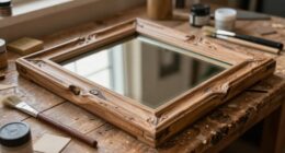 homemade mirror frame projects