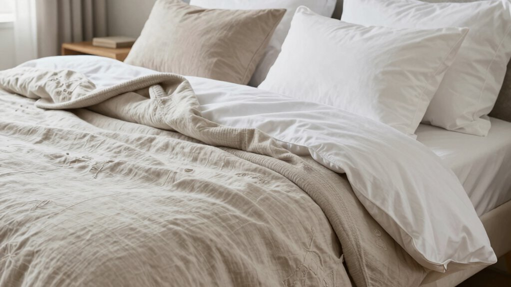 layered bedding for comfort