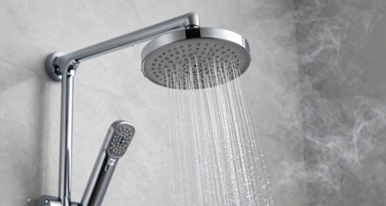 luxurious powerful water flow