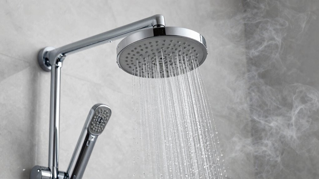 luxurious powerful water flow