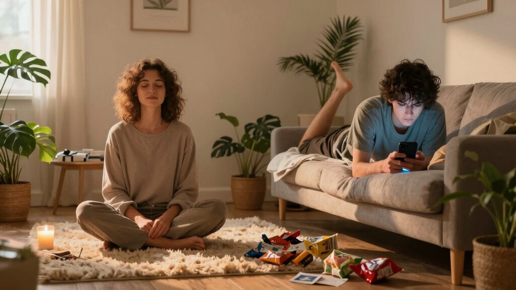 mindful rest over doom scrolling