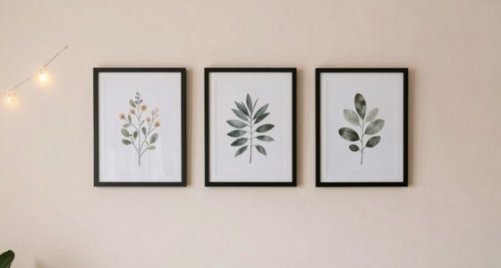minimalist calming wall decor