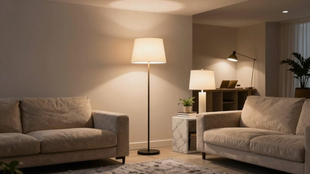 optimal lighting placement and bulbs