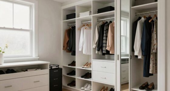organized closets reduce stress