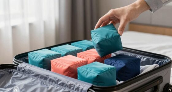 organized space saving travel gear
