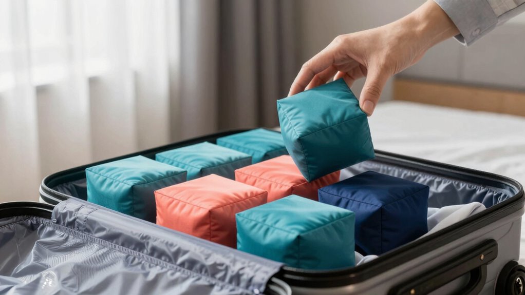 organized space saving travel gear