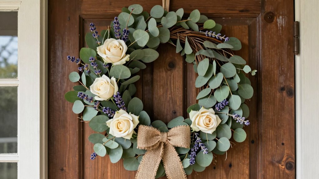 personalized seasonal wreath accents