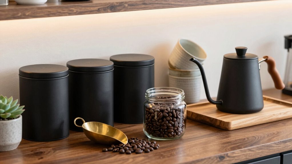 personalized stylish coffee station