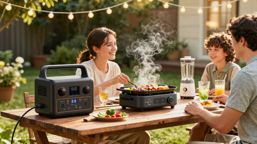 portable solar powered outdoor station