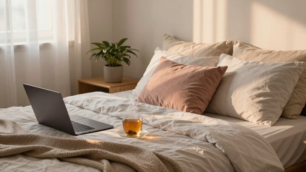 realistic digital relaxation routine