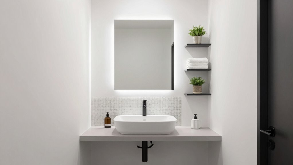 small changes enhance bathroom style