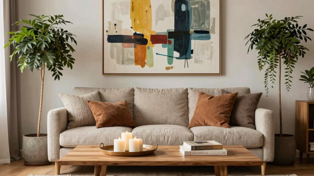 sofa styling and art