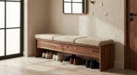 storage benches for entryways