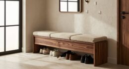 storage benches for entryways