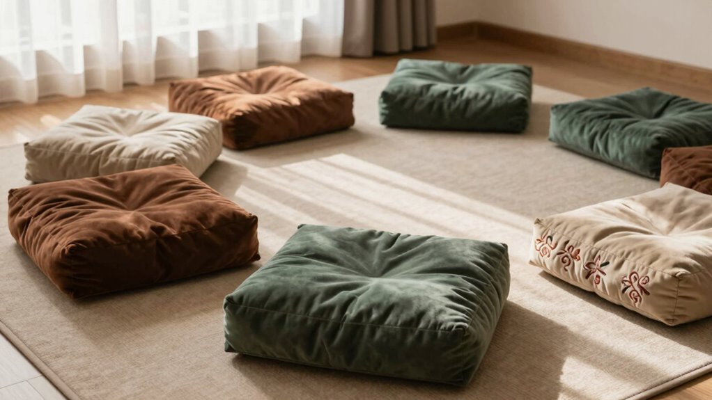 supportive comfortable meditation environment