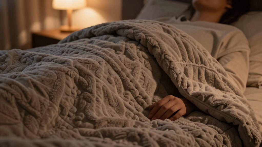 weighted blankets promote relaxation and sleep