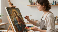 TIL the woman who famously ruined a Jesus painting in Spain was actually celebrated. The viral painting drew in thousands of visitors and raised money for an elderly home. The “botched” painting now sits protected behind a piece of glass.