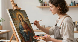 TIL the woman who famously ruined a Jesus painting in Spain was actually celebrated. The viral painting drew in thousands of visitors and raised money for an elderly home. The “botched” painting now sits protected behind a piece of glass.