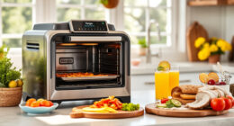 Summer Grilled Veggie Pizza with Ninja Foodi XL Pro Air Oven