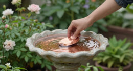 A Heatwave Can Spoil Bird Bath Water Fast – This Simple Copper Trick Keeps It Fresher for Longer