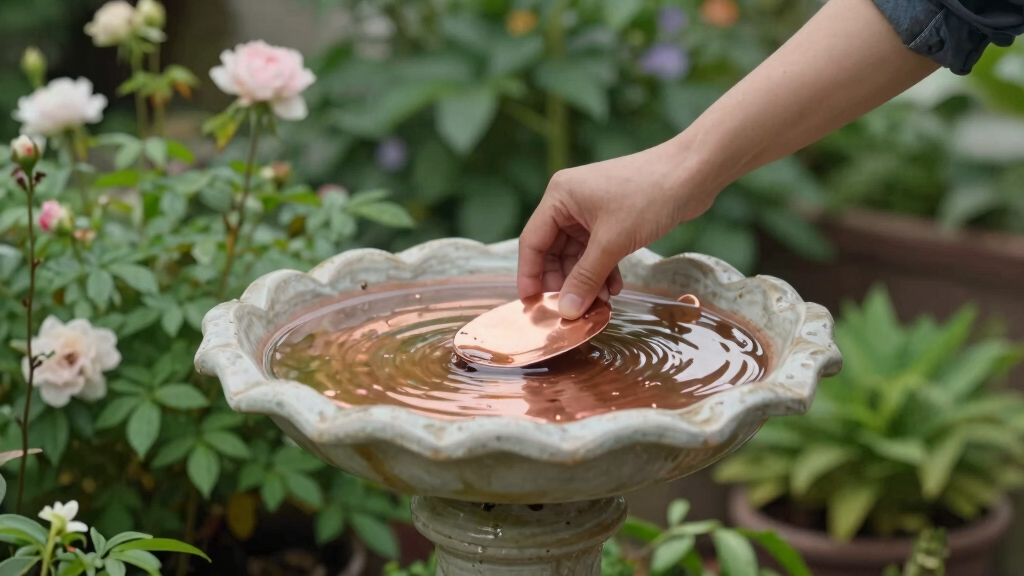 A Heatwave Can Spoil Bird Bath Water Fast – This Simple Copper Trick Keeps It Fresher for Longer
