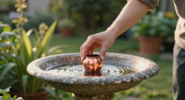 A Heatwave Can Spoil Bird Bath Water Fast – This Simple Copper Trick Keeps It Fresher For Longer