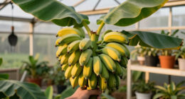 Bananas Sprout In Rayleigh Garden UK After 15 Years