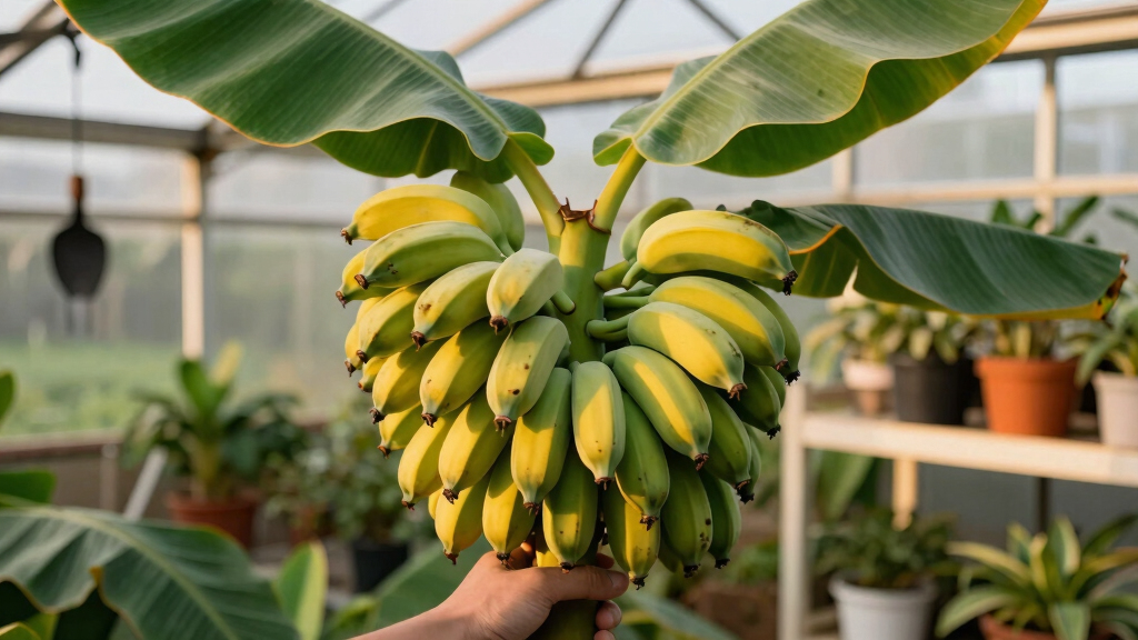 Bananas Sprout In Rayleigh Garden UK After 15 Years