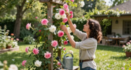 Joanna Gaines Proves Climbing Roses Are the Secret to a More Romantic Backyard