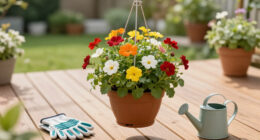 6 Simple Ways To Give Hanging Baskets A Refresh In August – And Keep Containers Looking Lush All Fall