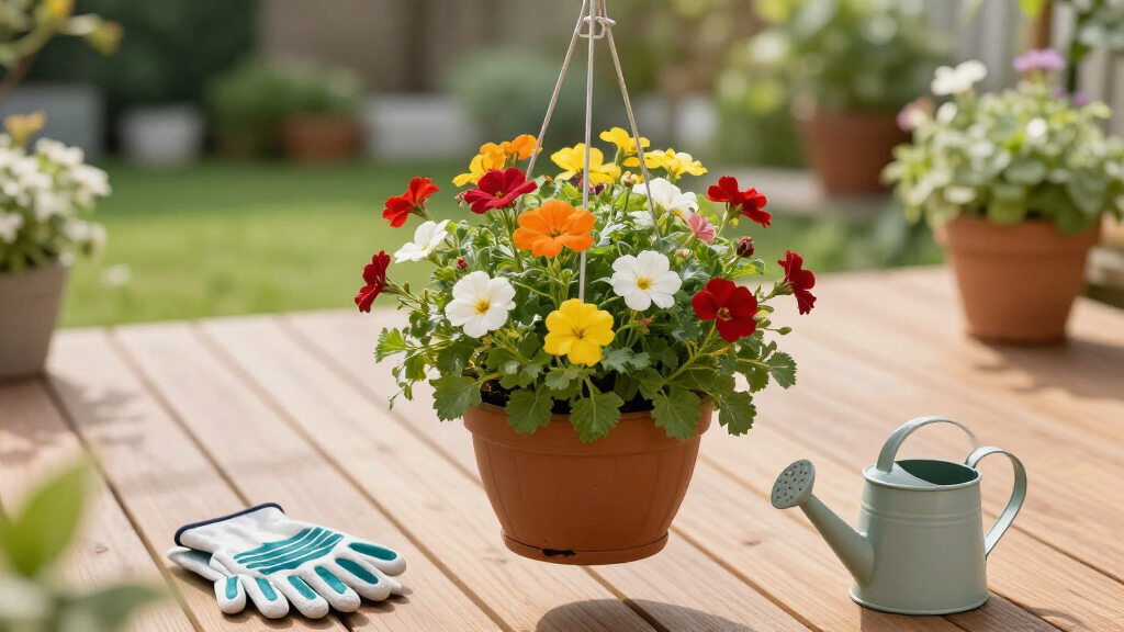 6 Simple Ways To Give Hanging Baskets A Refresh In August – And Keep Containers Looking Lush All Fall