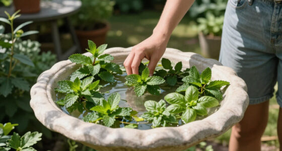 I Saw TikTok Telling People To Put Herbs In Their Bird Baths... But Is It Actually A Good Idea?