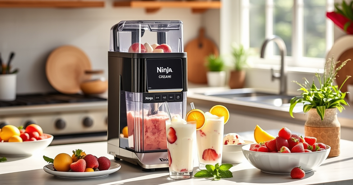 Ninja CREAMi 7-in-1 Ice Cream Maker: Summer’s Coolest Treats