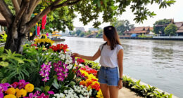 Bangkok Flower Festival 2026 Launches Along Chao Phraya River