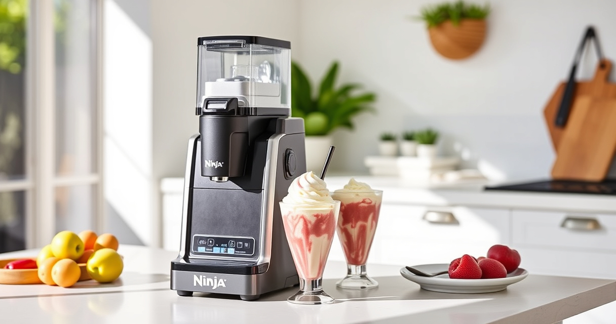 Beat the Summer Heat with Ninja NC701 CREAMi Swirl Ice Cream Maker