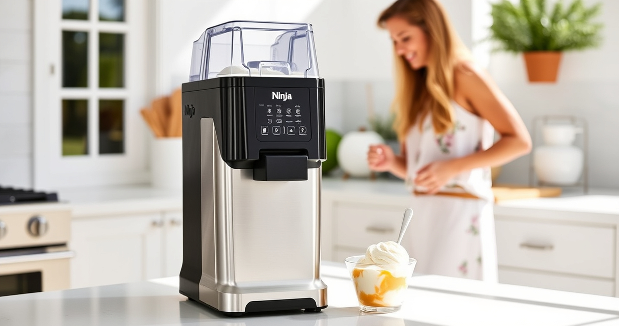 Beat the Summer Heat with the Ninja NC701 CREAMi Swirl Ice Cream Maker