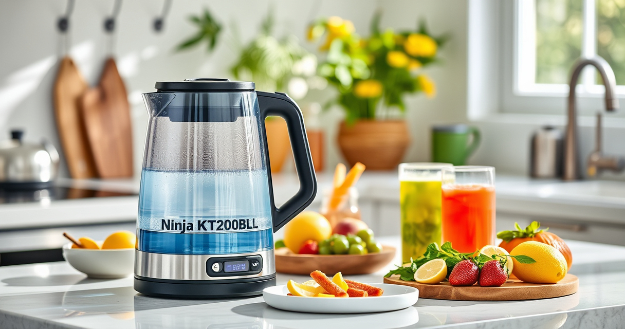Cool Summer Beverages & Recipes with Ninja KT200BL Electric Kettle