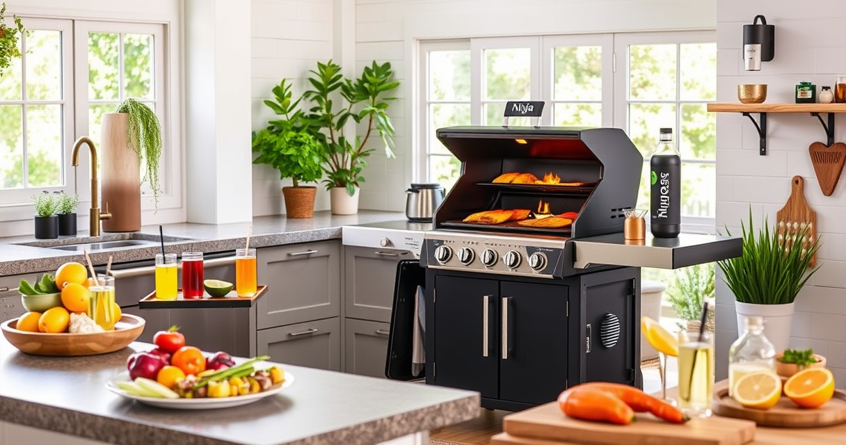 Enjoy Summer Evenings with the Ninja Woodfire Pro Connect XL Grill