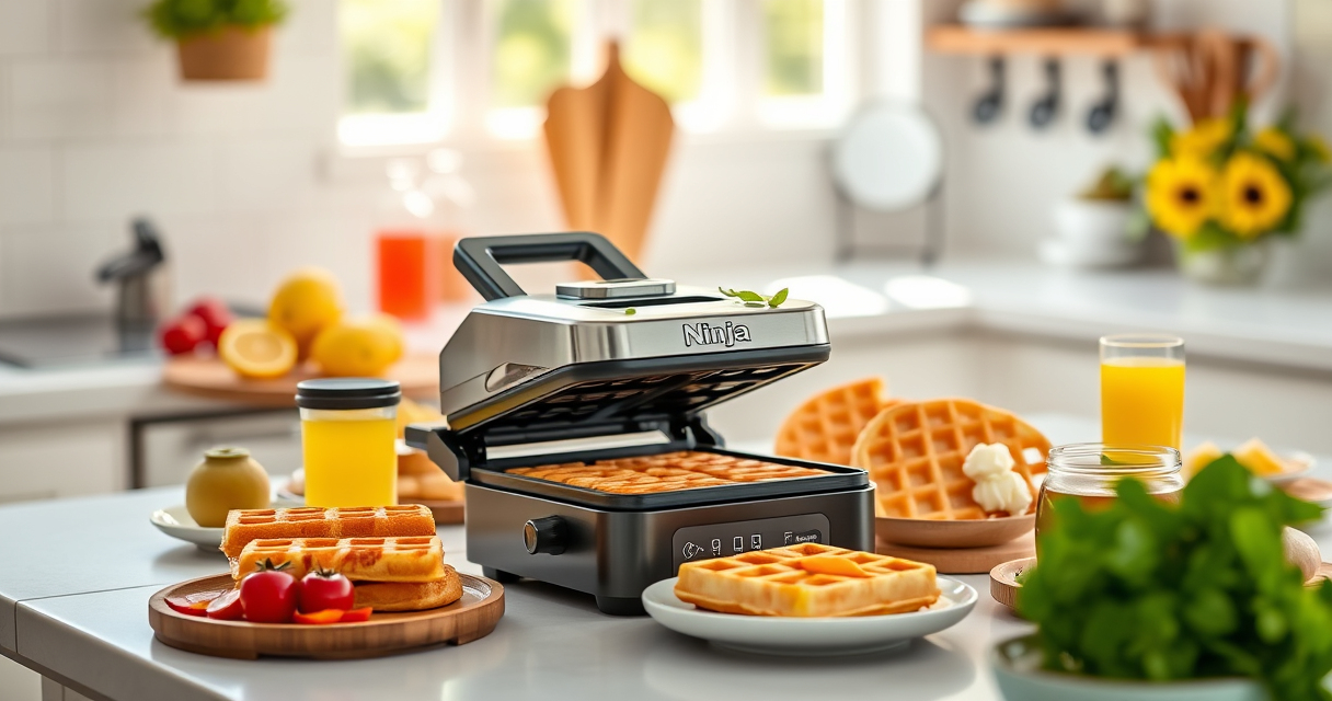 Make Summer Pool Parties Sweet with the Ninja Belgian Waffle Maker Pro