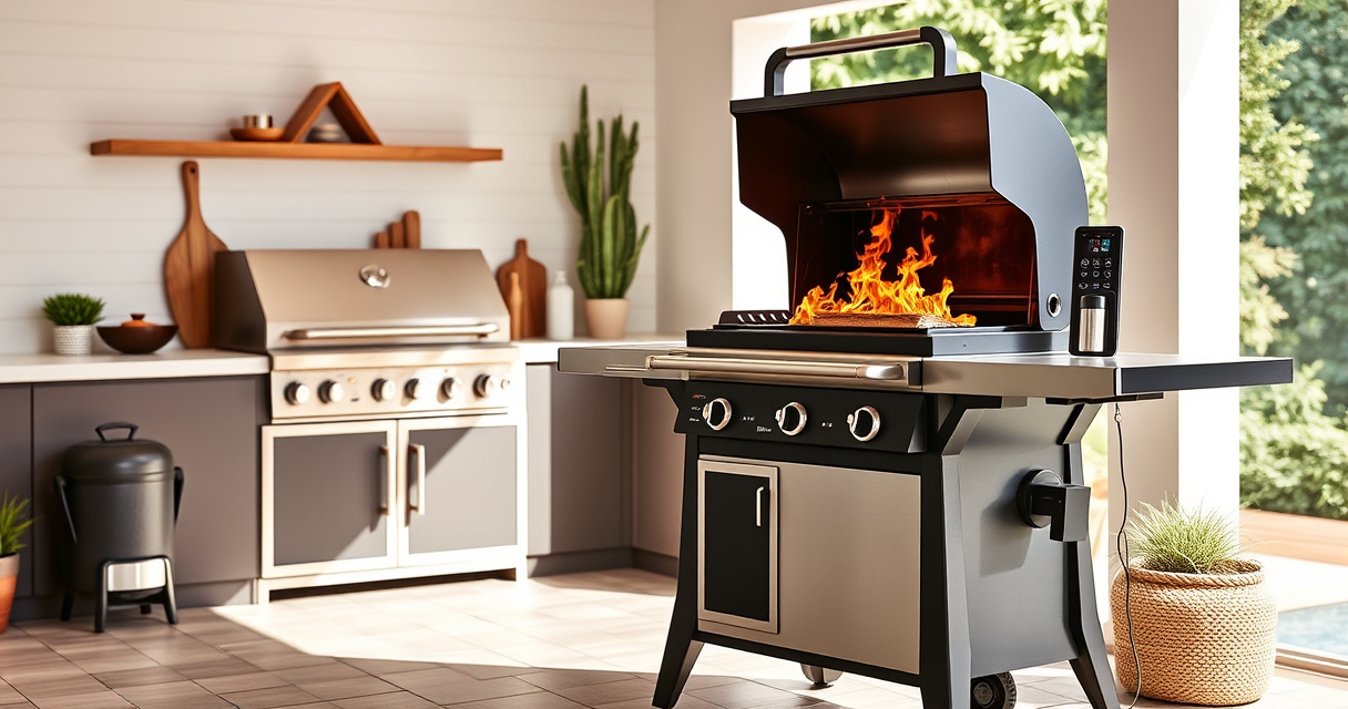 Master Summer BBQs with the Ninja OG951 Woodfire Pro Connect XL