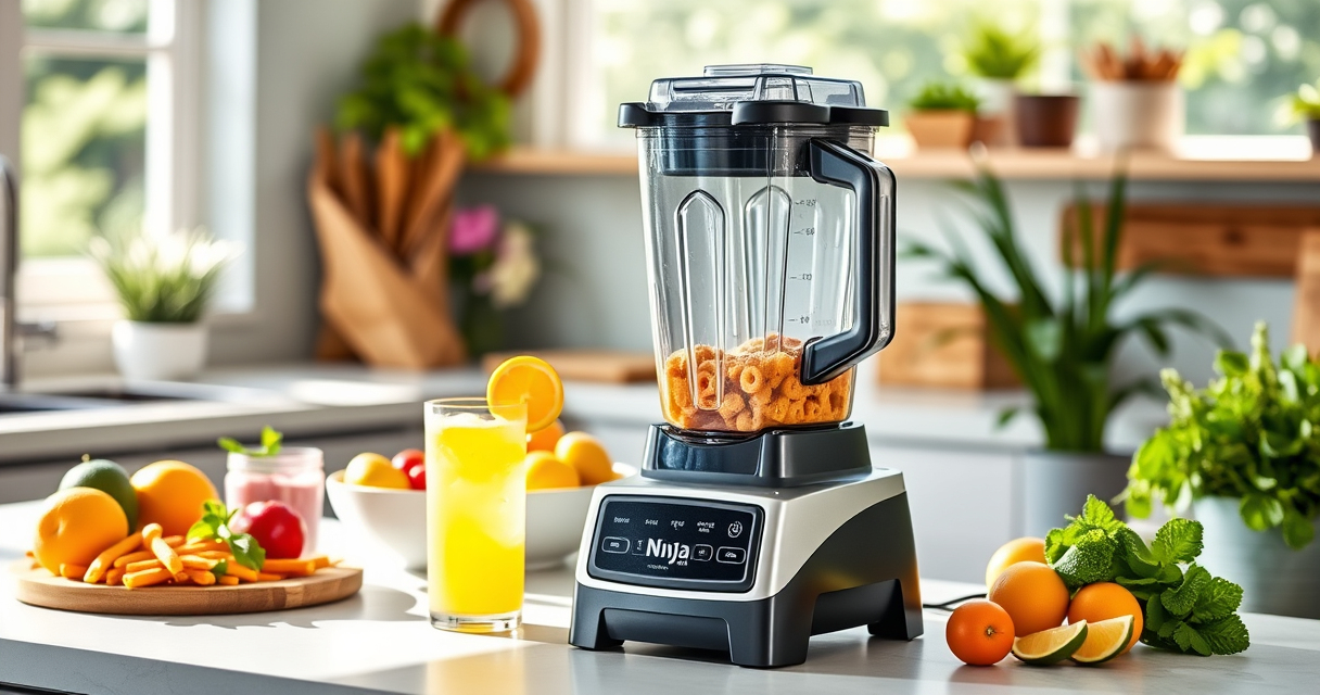 Ninja Professional Blender: Effortless Poolside Smoothies & More
