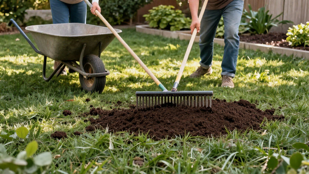 I Just Found The Easiest Way To Spread Topsoil On A Lawn – It’s A Simple, Time-saving Tool