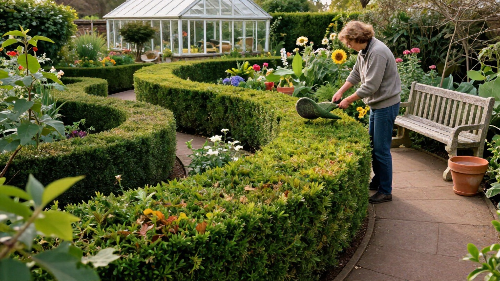Richard E. Grant Uses Stunning Hedging To Zone His Magical Garden – It’s Ideal For Providing Year-round Colour