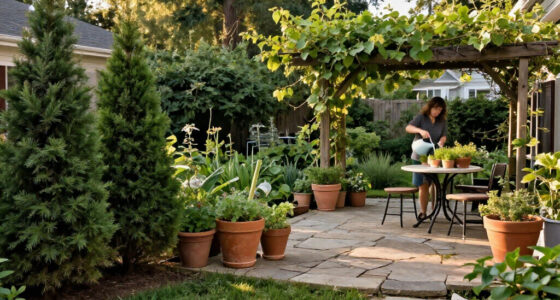 This Illinois Garden Feels Like A Hidden Corner Of The Italian Countryside – But Its Clever Design Works With The Woodland Landscape